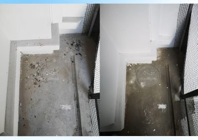 Aircon Ledge Cleaning Results