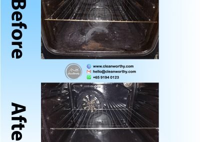 Oven Cleaning Results