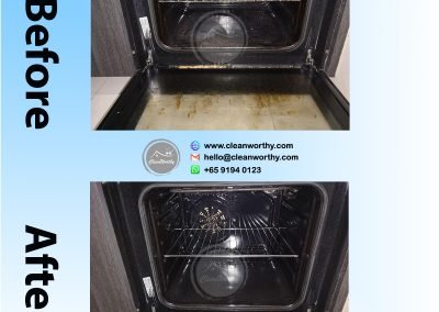 Oven Cleaning Results