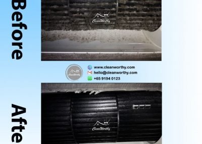 Aircon Cleaning Results