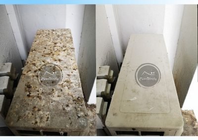 Aircon Ledge Brid Droppings Cleaning Results